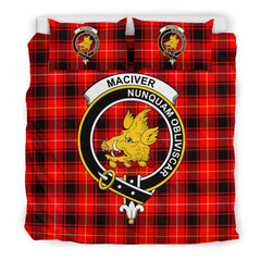 Maciver Tartan Crest Bedding Set