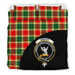 Gibbs Family Tartan Crest Wave Style Bedding Set