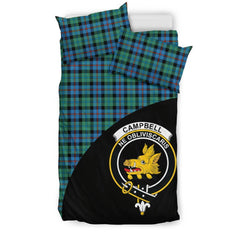 Campbell of Cawdor Ancient Family Tartan Crest Wave Style Bedding Set