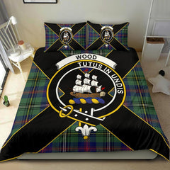 Wood Tartan Crest Bedding Set - Luxury Style