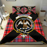 Straiton Tartan Crest Bedding Set - Luxury Style