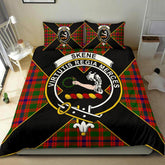 Skene Tartan Crest Bedding Set - Luxury Style