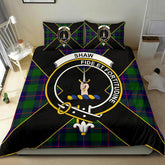 Shaw (of Tordarroch) Tartan Crest Bedding Set - Luxury Style