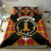 Scrymgeour Tartan Crest Bedding Set - Luxury Style