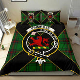 Primrose Tartan Crest Bedding Set - Luxury Style