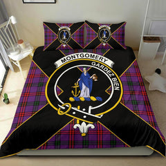 Montgomery Tartan Crest Bedding Set - Luxury Style