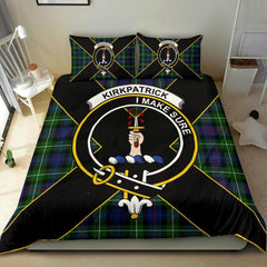 Kirkpatrick Tartan Crest Bedding Set - Luxury Style