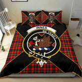 Innes Tartan Crest Bedding Set - Luxury Style