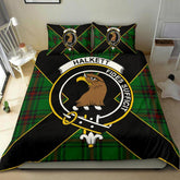Halkett Tartan Crest Bedding Set - Luxury Style