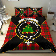 Grant Tartan Crest Bedding Set - Luxury Style