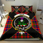 Gow (of Skeoch) Tartan Crest Bedding Set - Luxury Style