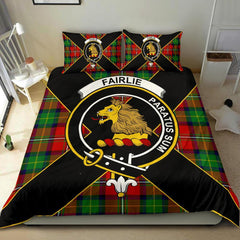 Fairlie Tartan Crest Bedding Set - Luxury Style