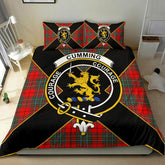 Cumming Tartan Crest Bedding Set - Luxury Style