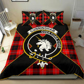 Cunningham Tartan Crest Luxuxy Style Bedding Set