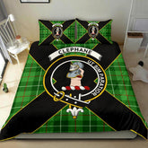 Clephane (or Clephan) Tartan Crest Bedding Set - Luxury Style
