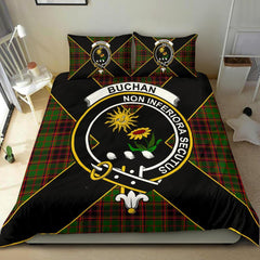 Buchan Tartan Crest Bedding Set - Luxury Style