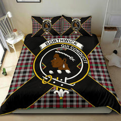 Borthwick Tartan Crest Bedding Set - Luxury Style