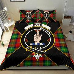 Boyd Tartan Crest Bedding Set - Luxury Style