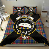 Bethune Tartan Crest Bedding Set - Luxury Style
