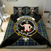 Allardice Tartan Crest Bedding Set - Luxury Style