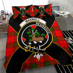 Maxwell Tartan Crest Bedding Set - Luxury Style