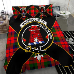 MacNaughten Tartan Crest Bedding Set - Luxury Style