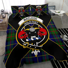 MacLeod Tartan Crest Bedding Set - Luxury Style