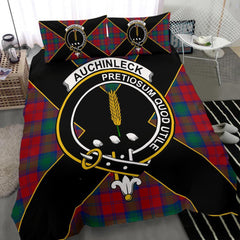Auchinleck Tartan Crest Bedding Set - Luxury Style
