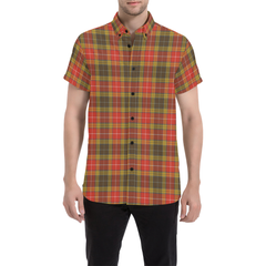 Buchanan Family Old Set Weathered Tartan Men Shirt