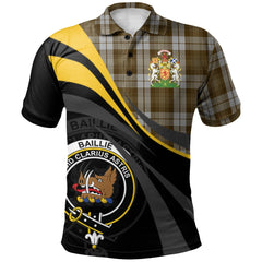 Baillie Dress Tartan Polo Shirt - Royal Coat Of Arms Style