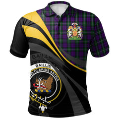 Baillie Highland Society Tartan Polo Shirt - Royal Coat Of Arms Style