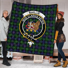 Baillie William Wilson Tartan Crest Quilt
