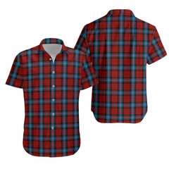 Baillie of Polkemmet Red Tartan Hawaiian Shirt