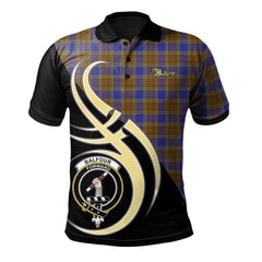 Balfour Modern Tartan Polo Shirt - Believe In Me Style