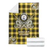 Barclay Dress Modern Tartan Gold Courage Symbol Blanket