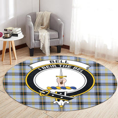 Bell of the Borders Tartan Crest Round Rug