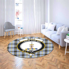 Bell of the Borders Tartan Crest Round Rug