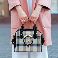 Bell of the Borders Tartan Crest Shoulder Handbags