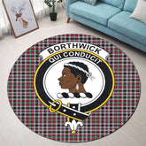 Borthwick Ancient Tartan Crest Round Rug