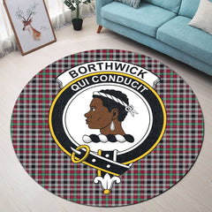 Borthwick Ancient Tartan Crest Round Rug