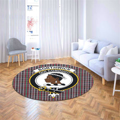 Borthwick Ancient Tartan Crest Round Rug