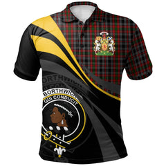 Borthwick Hunting Tartan Polo Shirt - Royal Coat Of Arms Style