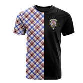 Boswell Modern Tartan T-Shirt Half of Me - Cross Style