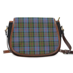 Bowie Black Tartan Saddle Handbags