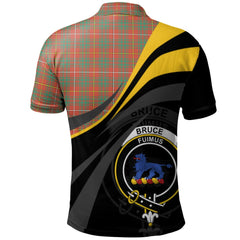Bruce Ancient Tartan Polo Shirt - Royal Coat Of Arms Style