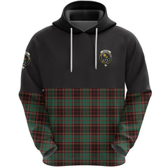 Buchan Ancient Clan Half Of Tartan Hoodie