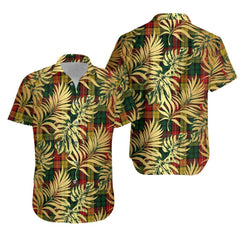 Buchanan 01 Tartan Vintage Leaves Hawaiian Shirt