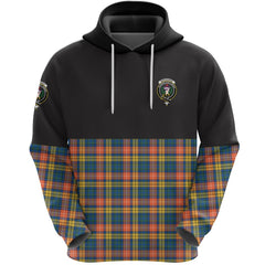 Buchanan Ancient Clan Half Of Tartan Hoodie