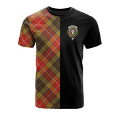 Buchanan Old Set Weathered Tartan T-Shirt Half of Me - Cross Style
