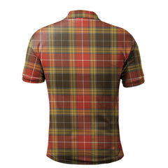 Buchanan Old Set Weathered Tartan Polo Shirt